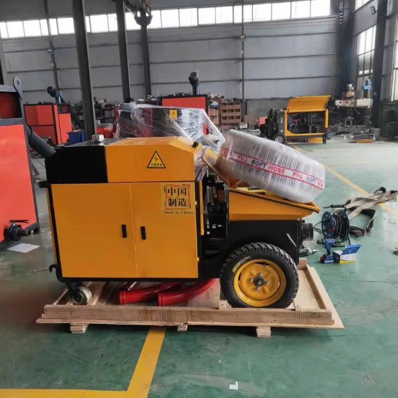 Electric Pump Small Concrete Pump for Sale Construction Machine Diesel Concrete Pump with Mixer Concrete Portable 2025 New