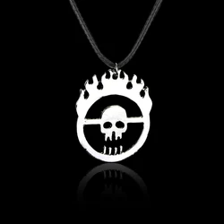 Mad Max Fury Road War Immortal Joe Burning Skull Faction Hollow Logo Pendant Necklace Men Jewelry