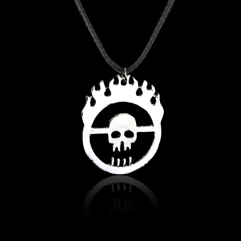 Mad Max Fury Road War Immortal Joe Burning Skull Faction Hollow Logo Pendant Necklace Men Jewelry