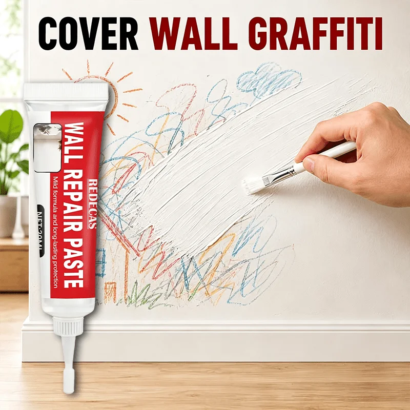 Pro White Wall Repair Paste 2026 New, Fix Cracks Peeling & Holes, Restore Smooth Surface, Strong Anti-Crack, Black & Light Walls