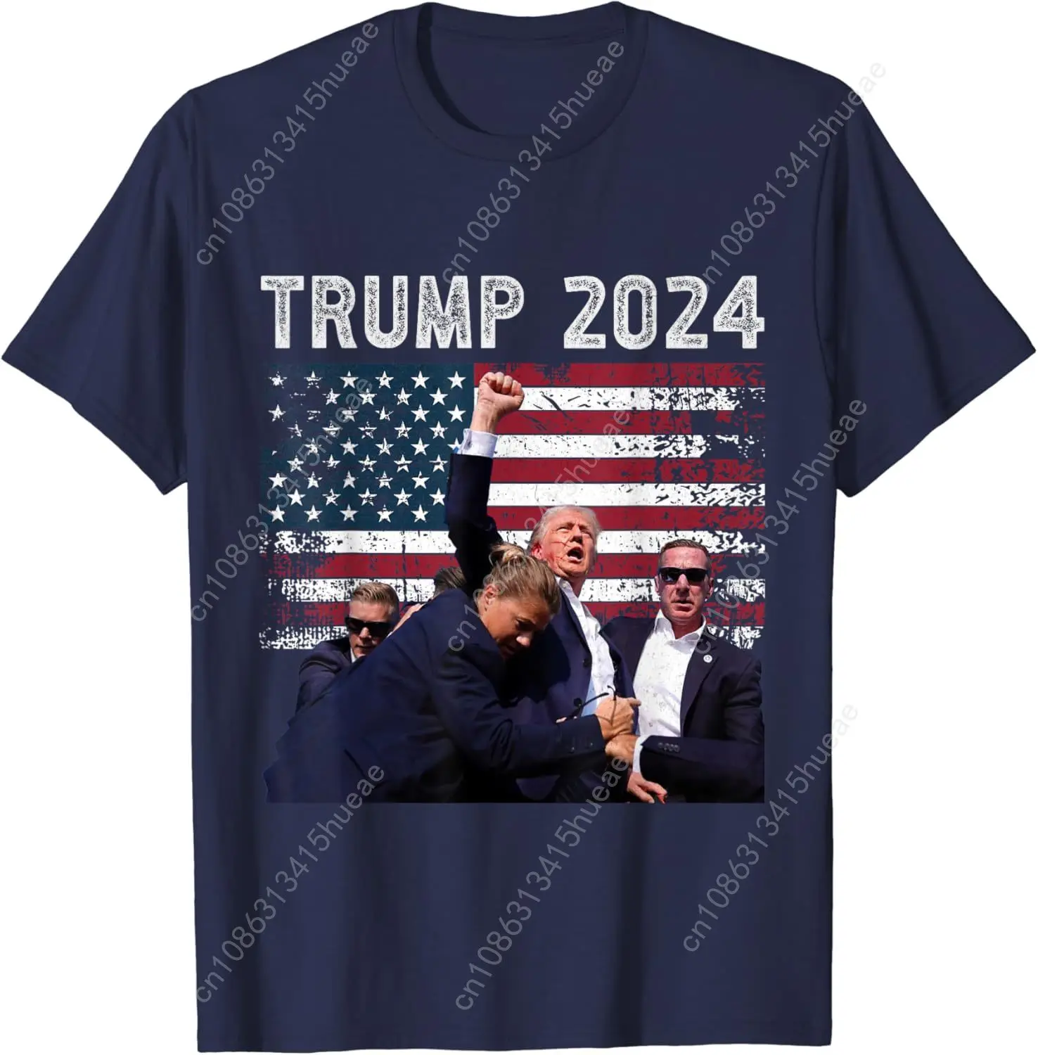 US Flag Donald Trump Election Rally Shooting 2024 T-Shirt