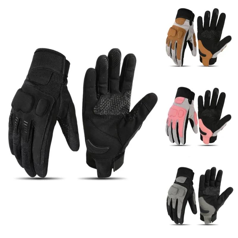 Outdoor Motorcycle Gloves Touch Screen Anti Fall Riding Gloves Spring and Summer Couple Riding Gloves Motorcycle Equipment