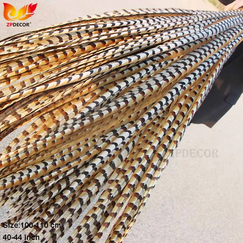 

ZPDECOR Натуральные перья фазана Reeves 100-110 см/40-44 дюйма для домашнего декора