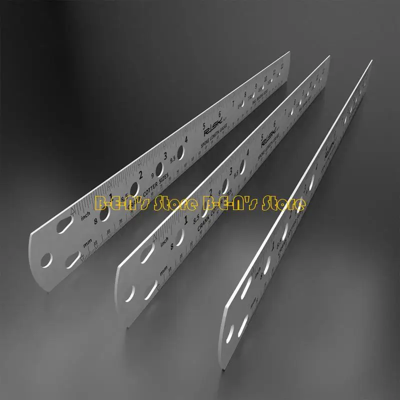 Y1AD Spoke Tool Spoke Length Measuring Ruler Gauge Bike Hub Positioning