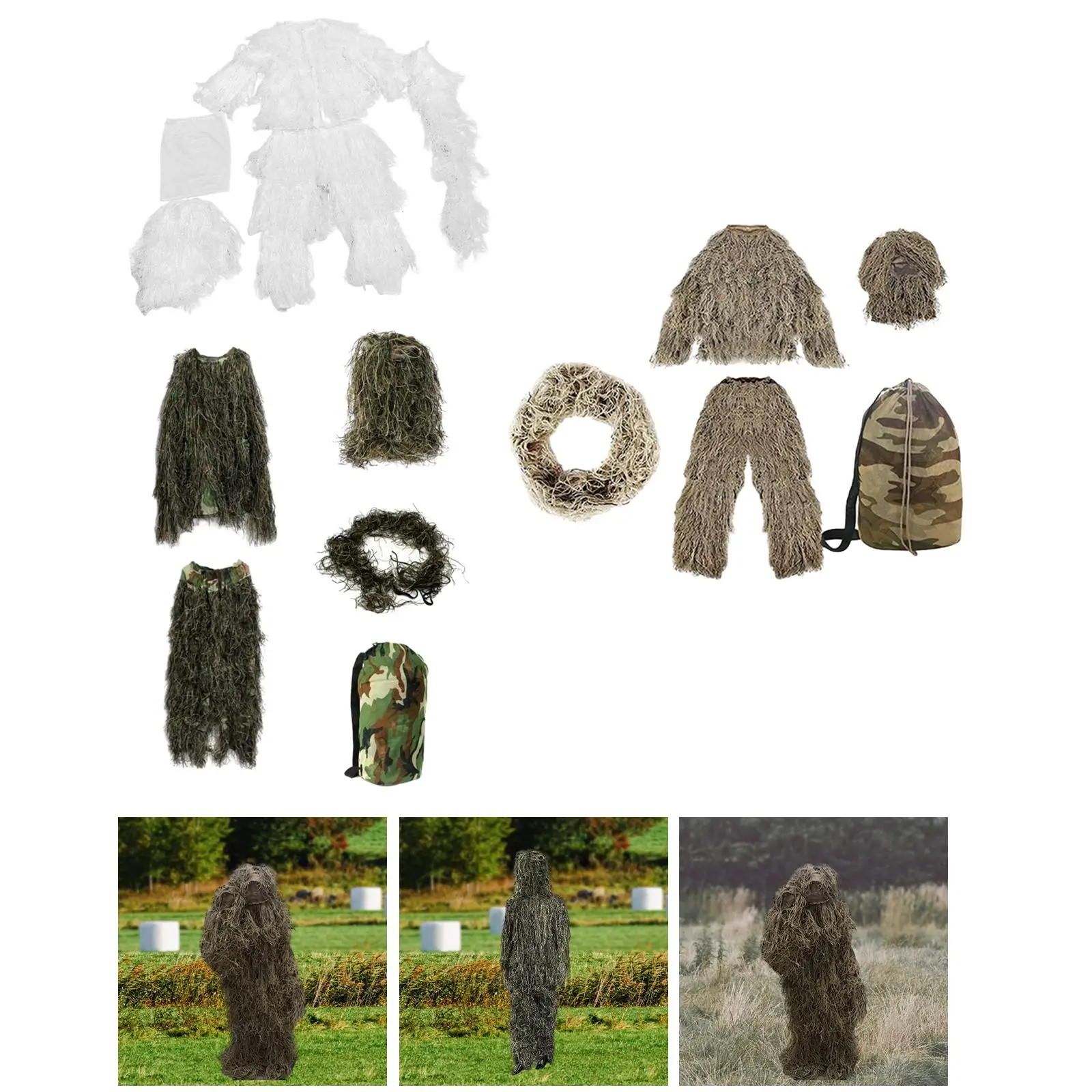 Children's Ghillie Suit, Jacket, Hunting Clothing, Halloween,