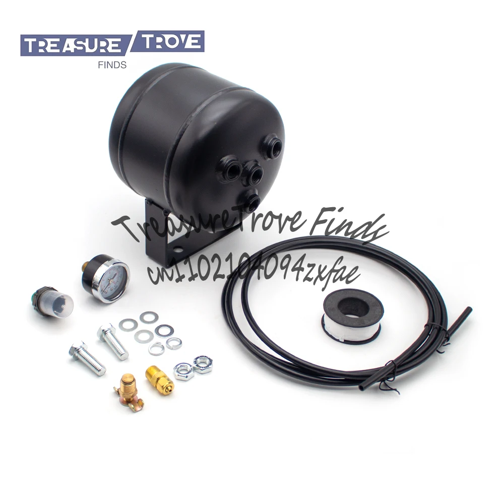 

Automobile Modification Suspension Air Storage Tank 0.5 Gallon 2L Vehicle-Mounted Mobile Air Compressor Pump Air Reservoir