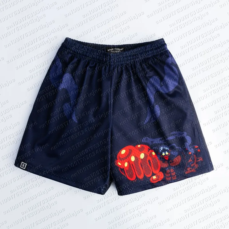 One Piece Straw Hat Pirates Wave Mesh Shorts Men Women Summer Quick Dry Breathable Sports Casual Jogger Shorts view 4