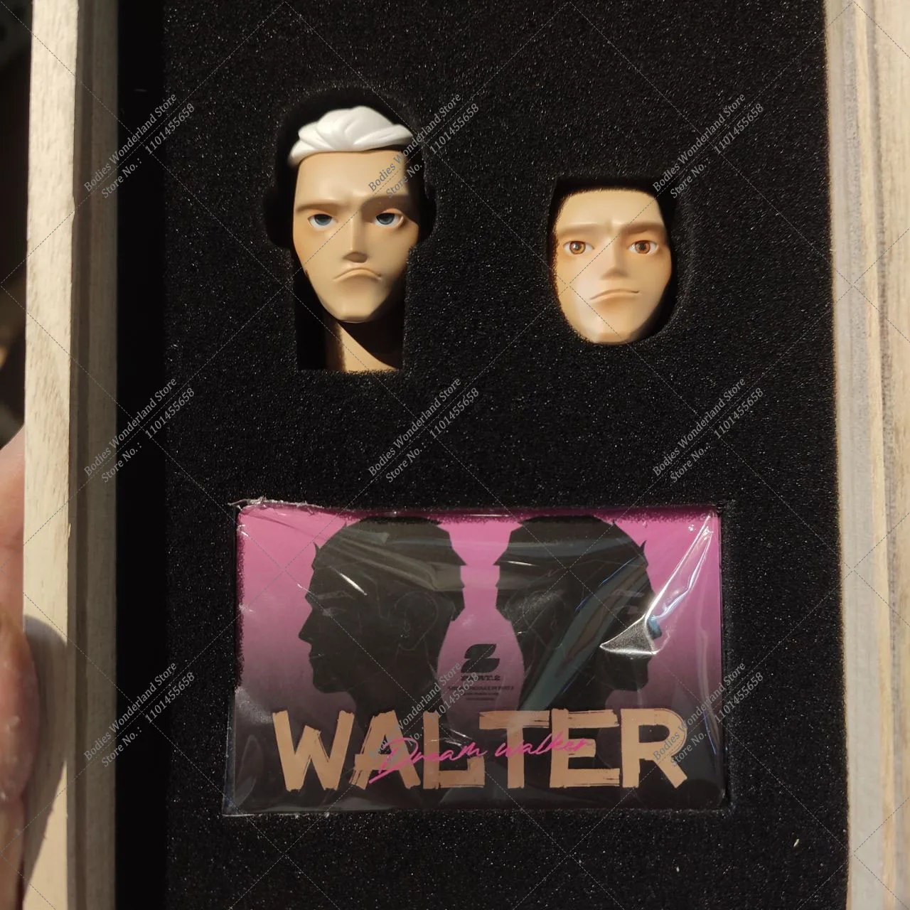 EMPTY 1/6 Scale Trendy Male Soldier WALTER PART2PARK Head Sculpt with Replaceable Face Eyeball Model For 12inch Action Figure