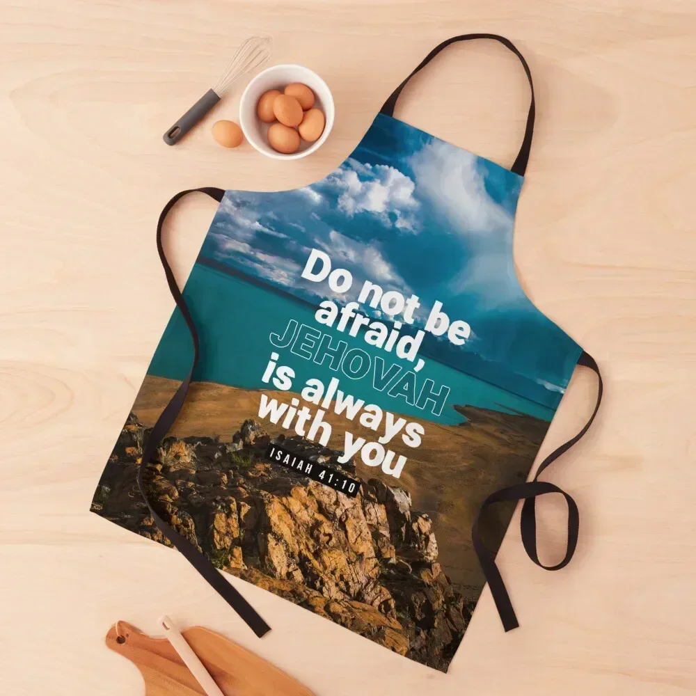 

Jehovah is always with you Apron work ladies Kitchens Men kitchen and home Novelties Kitchen And Home Apron