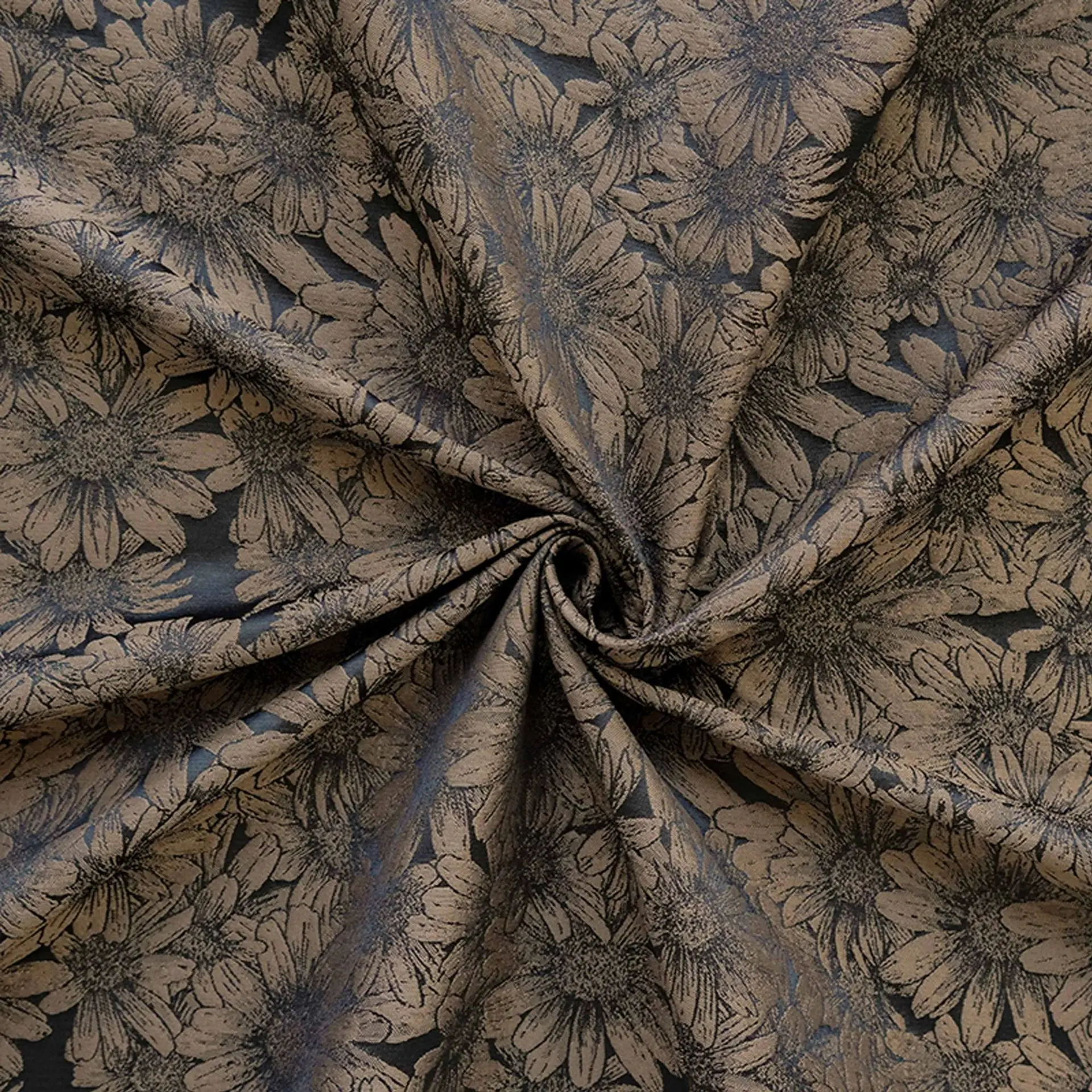 

Daisy Flower Retro Style Jacquard Fabric Elegant Cheongsam Dress Coat Pillow Decorative Handmade Sewing Fabric