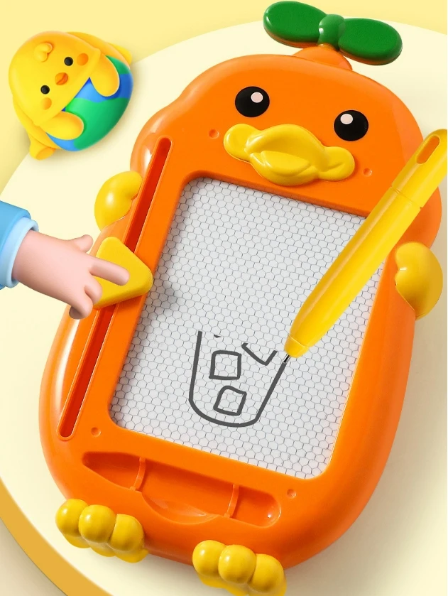 Nuovo tavolo da disegno magnetico per bambini Duckling Doodle tavolo da disegno 2 In 1 flipper macchina da gioco giocattoli per la prima educazione miglior regalo