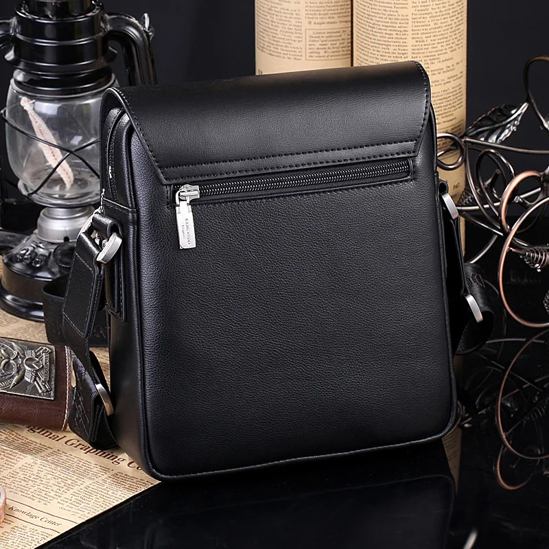 New Luxury Brand Men Shoulder Bag Leather Classic Men Bag Vintage Casual Men Messenger Bag Promotion Business Crossbody Bag Male