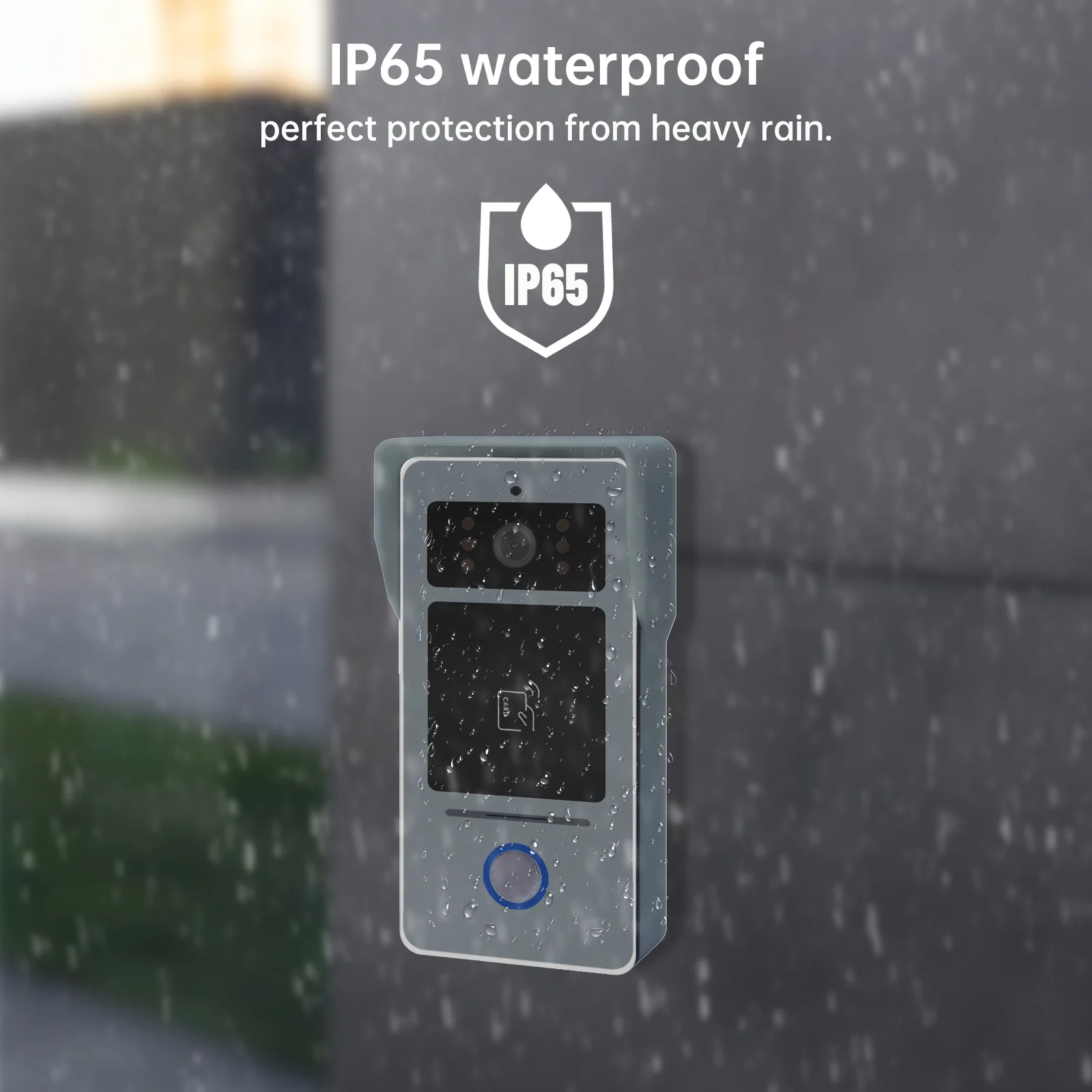 نظام اتصال داخلي عبر الفيديو 2-سلك 7 بوصة LCD 2 ميجابكسل كاميرا تسجيل الحركة RFID فتح للهواتف المنزلية الذكية Tuya #6