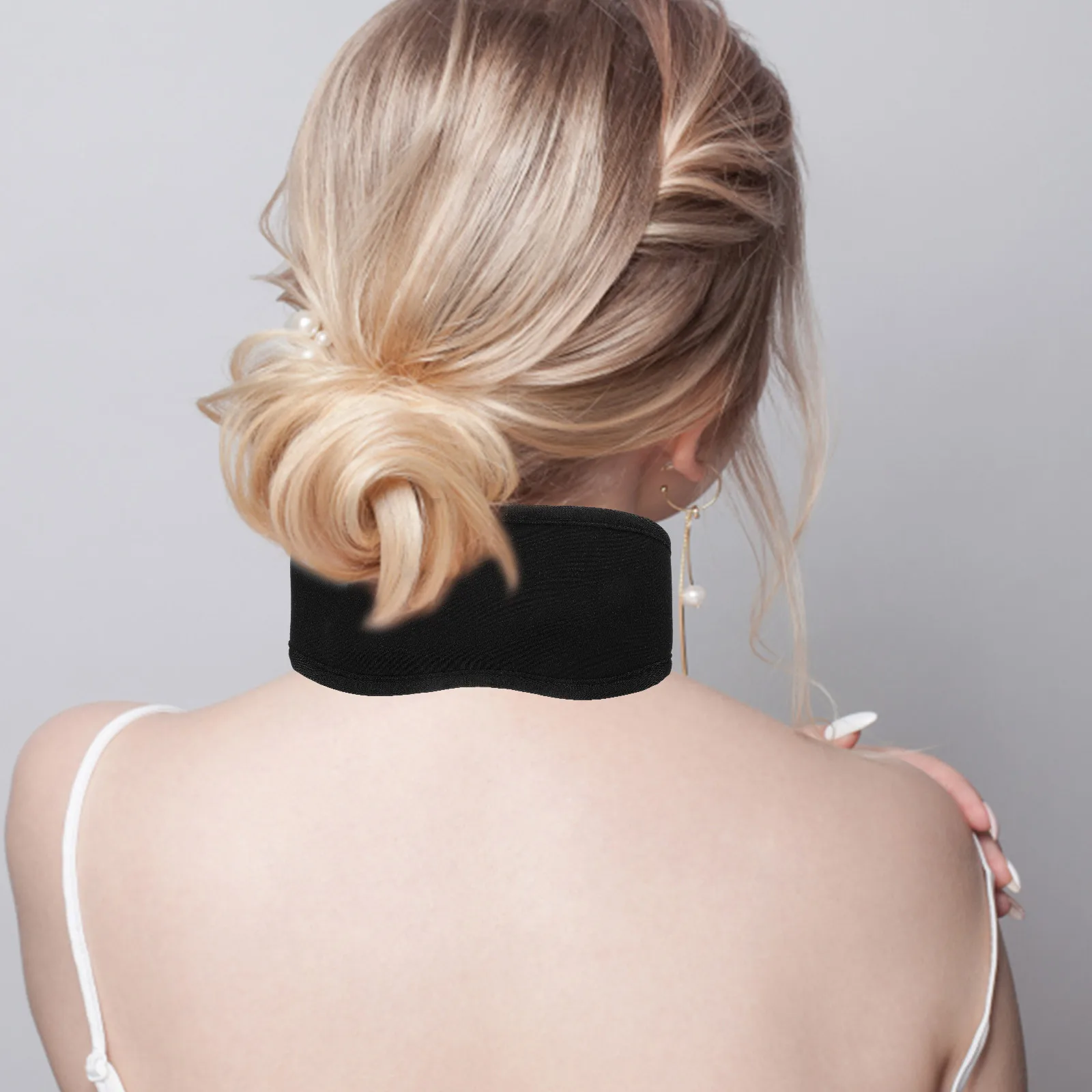 

Reusable Castor Oil Neck Pack Wrap Adjustable Portable Essential Oil Compress Ergonomic Gentle Fabric for Women