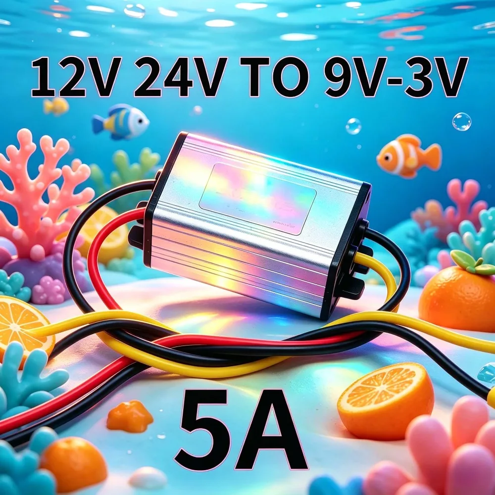 

DC 12V24V to 9V 6V 7.5V 5V 3.7V 4.2V 3V 3.3V 5A DC 24V to 9V transformer 12V to 9V Power Converter CE RoHS step-down module