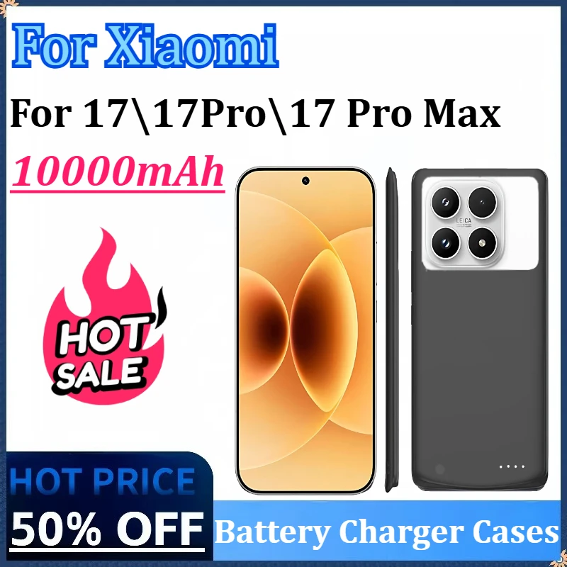 

Newly upgraded 10000mAh For Xiaomi 17\17Pro\17 Pro Max Back Clip Battery Power Bank Mobile Power Bank
