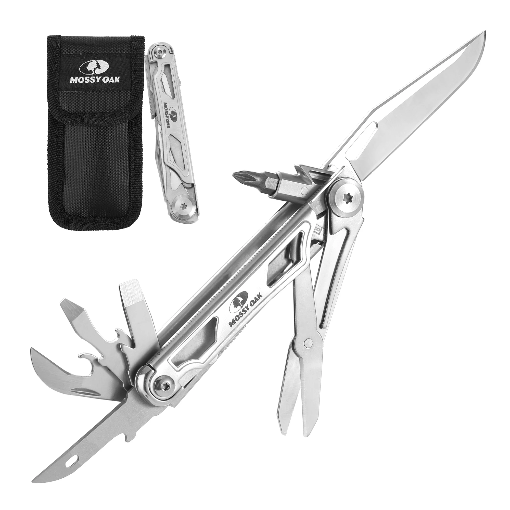 

MOSSYOAK 12 in 1 Folding Knife Multi Knife Outdoor Pocket Mini Portable Knife Multitool Knife