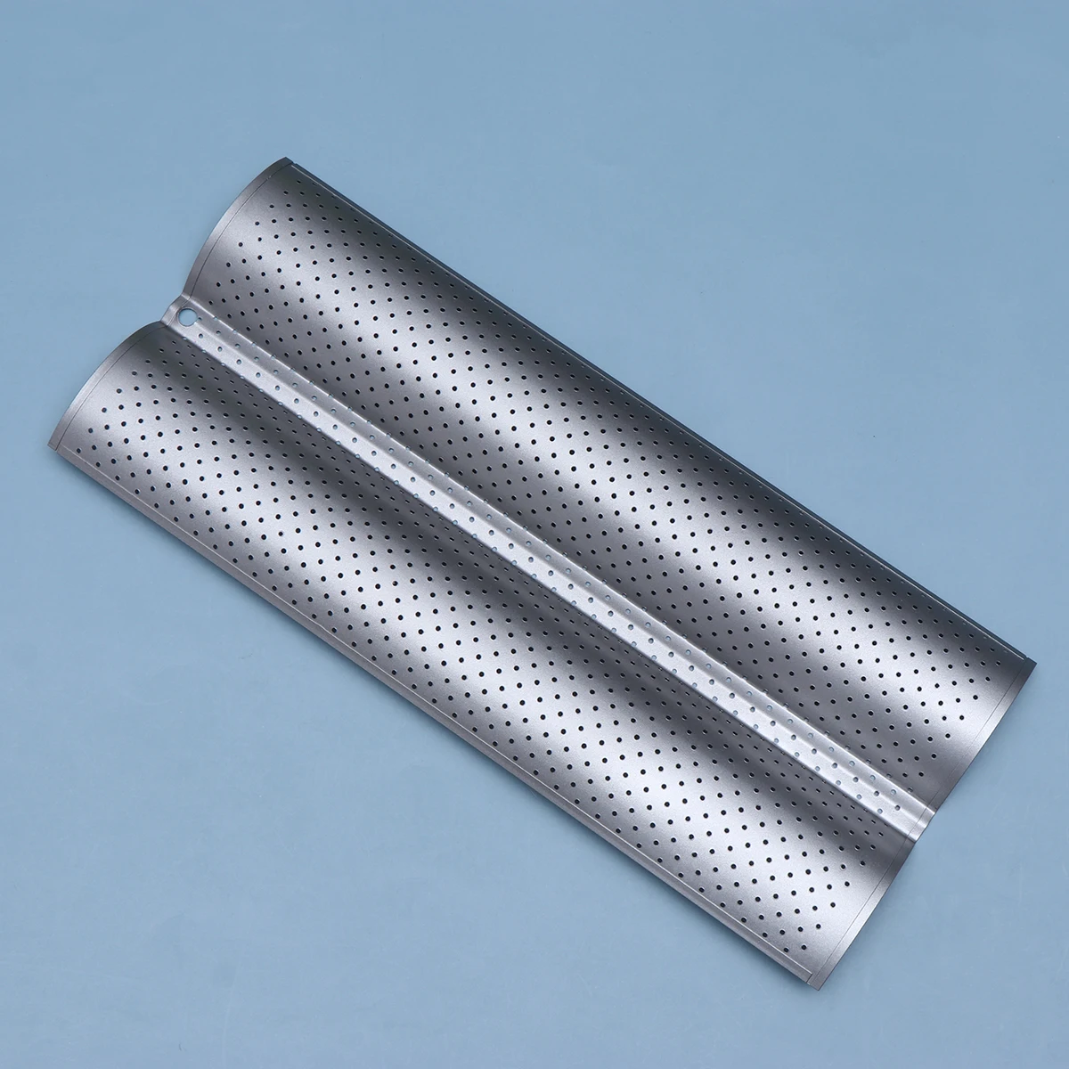 

2pcs Waved Bread Pans 2-Slot Baking Mold For Baguette French Bread Carbon Steel Even Heat Clean Kitchen Tool