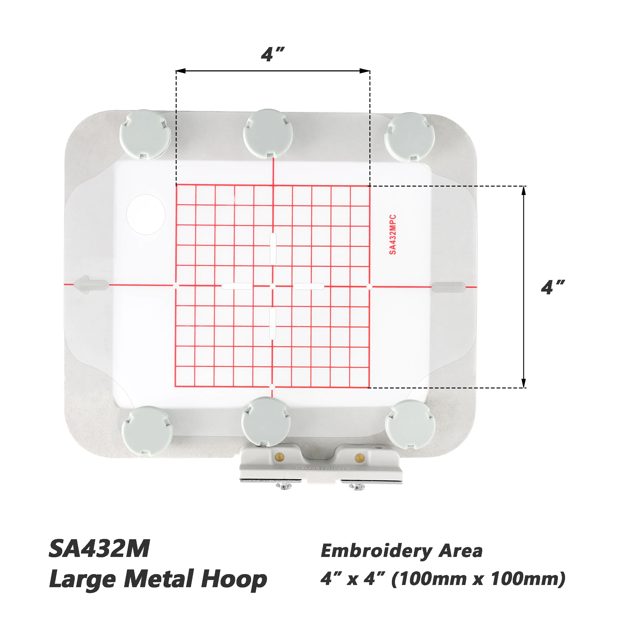 Magnetic Embroidery Hoop Metal Magnetic Hoop for Brother SE700 SE600 PE545 PE550D Innov-is 1850D Etc Embroidery Machine - view 5