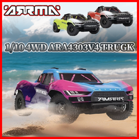 ARRMA - 1/10 SENTON V4 ARA4303V4 223S BLX Brushless 4WD RC Electric Short Course Truck RTR - Adult & Kid's Toys