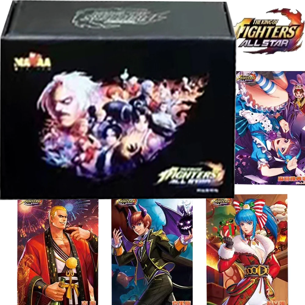 

Original The King of Fighters Collection Cards Japanese Fighting Game Character Halloween Christmas Theme Portrait Card Kid Gift