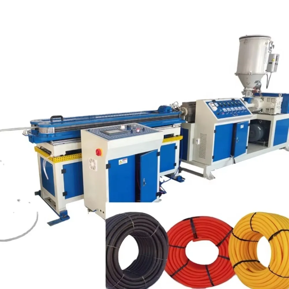 Pvc/PE Based Corrugated Pipe Extrusion Line for Sale