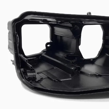 Headlight Rear Housing Base Shell Fits for A8L 2011‑2013 Dragon‑Beam Version Headlamp Black Plastic Back Bottom Shell