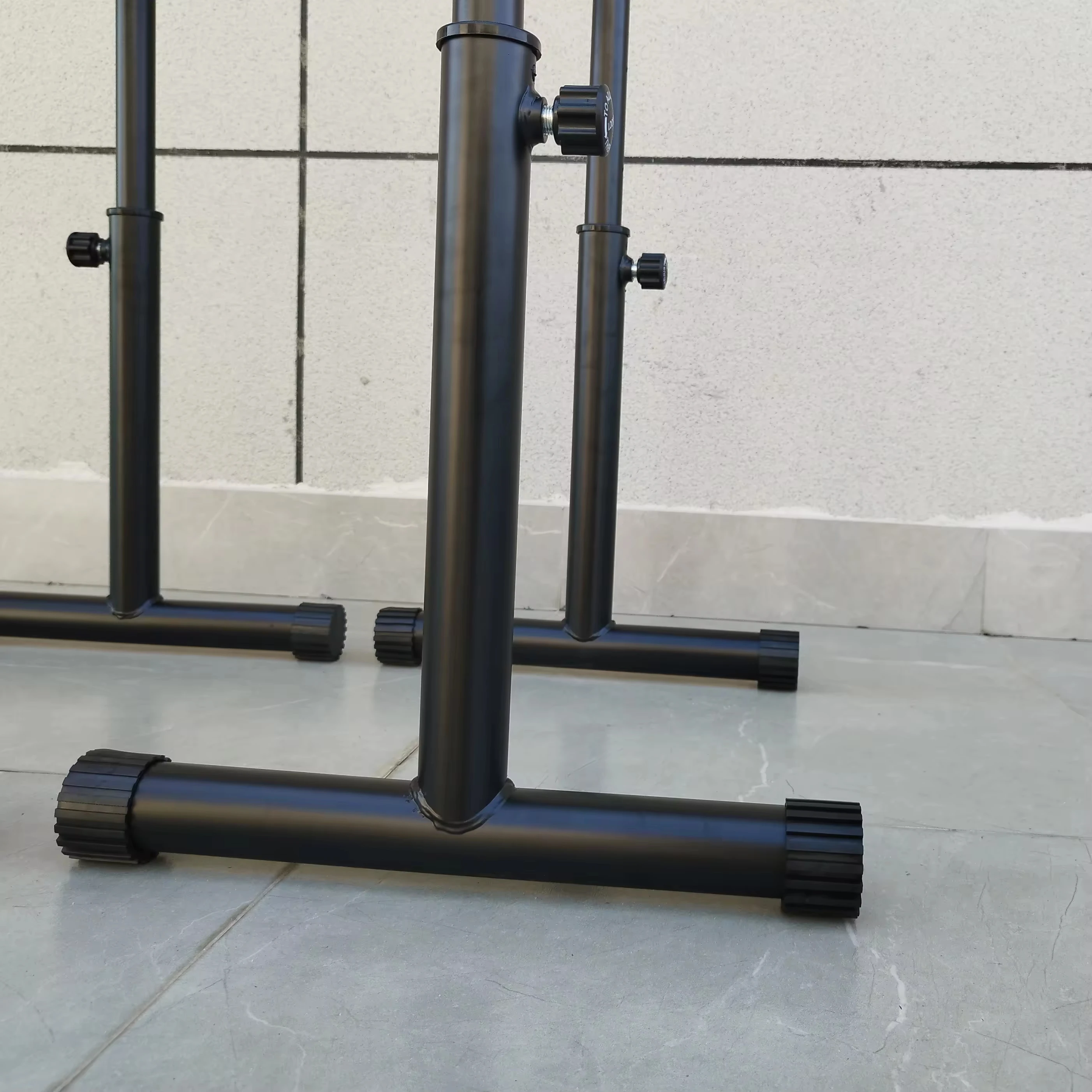 قضبان متوازية لمحطة غمس قابلة للتعديل للتمرين المنزلي بقدرة تحميل 200 كجم معدات الجمباز