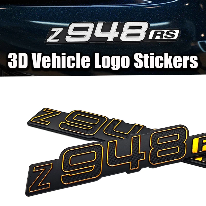 

ДЛЯ Z900 Z900RS Z948RS Z900 RS Z948 RS мотоцикл водостойкий алюминиевый сплав 3D логотип автомобиля наклейки винтажный логотип эмблема наклейка