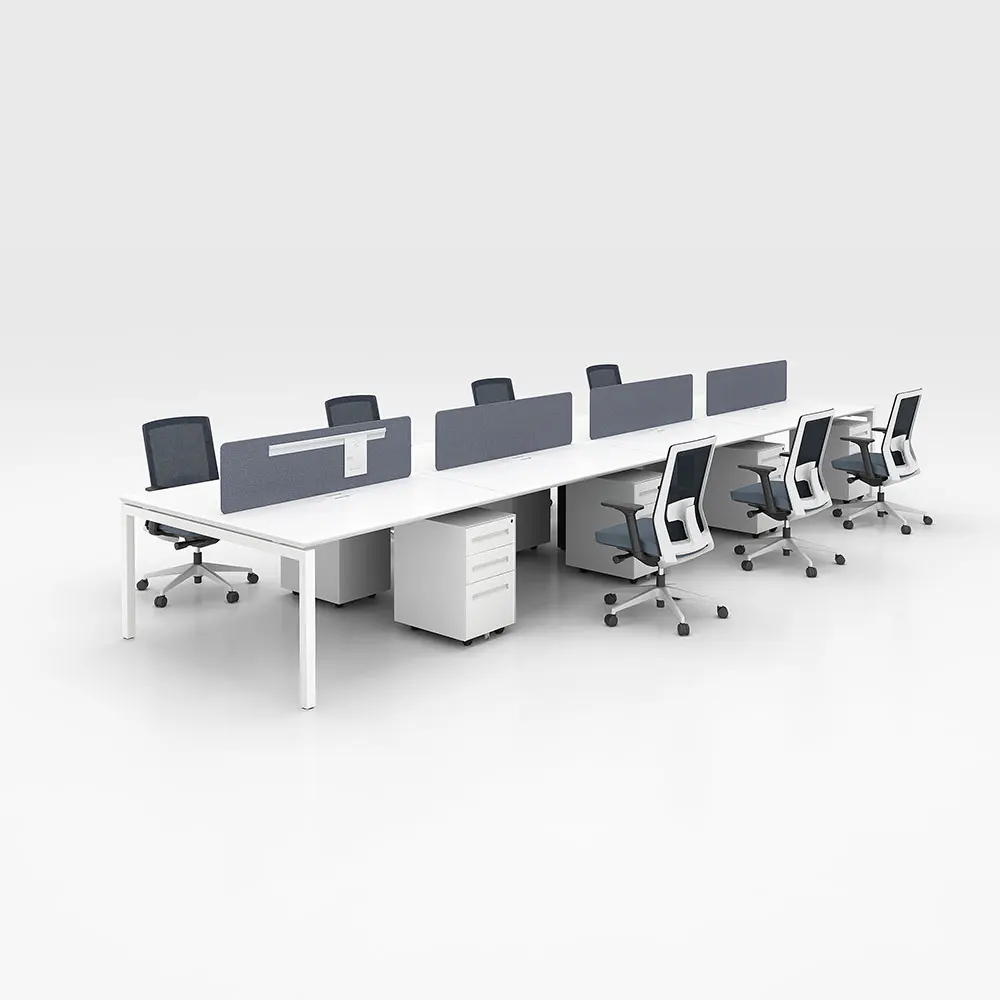 

modular open office furniture desks and workstations for 4 people