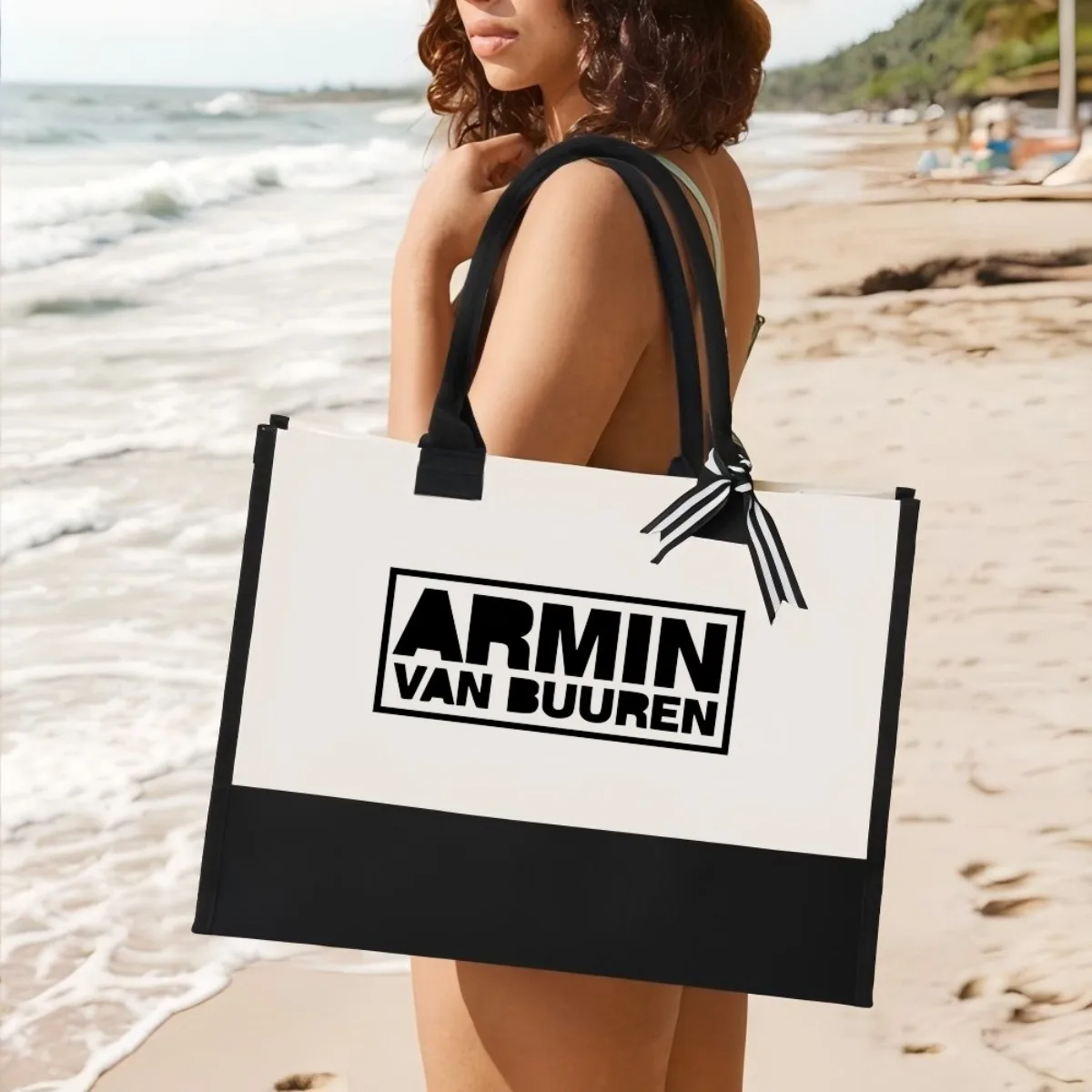 

Armin van Buuren 2026 Новое поступление, модная практичная просторная многоразовая сумка-тоут с принтом, 2-цветная сверхмощная большая сумка через плечо