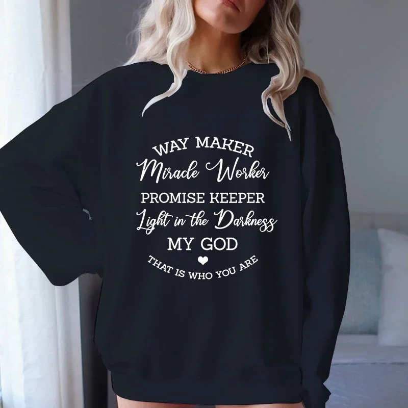 

Women Men Clothings (A+Quality)new Christian Sweatshirt Long Sleeve O-neck Sweatshirt Pullovers Tops