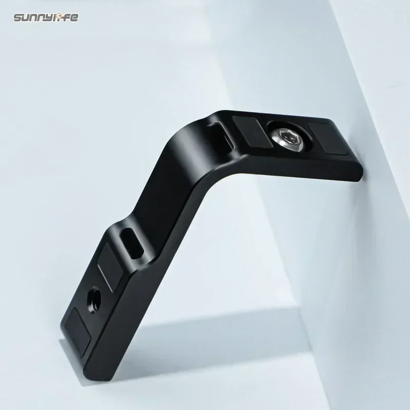 L-shaped Horizontal And Vertical Magnetic Bracket For Insta360 X4 With Magnetic Adapter CNC Aluminum Alloy Quick Release