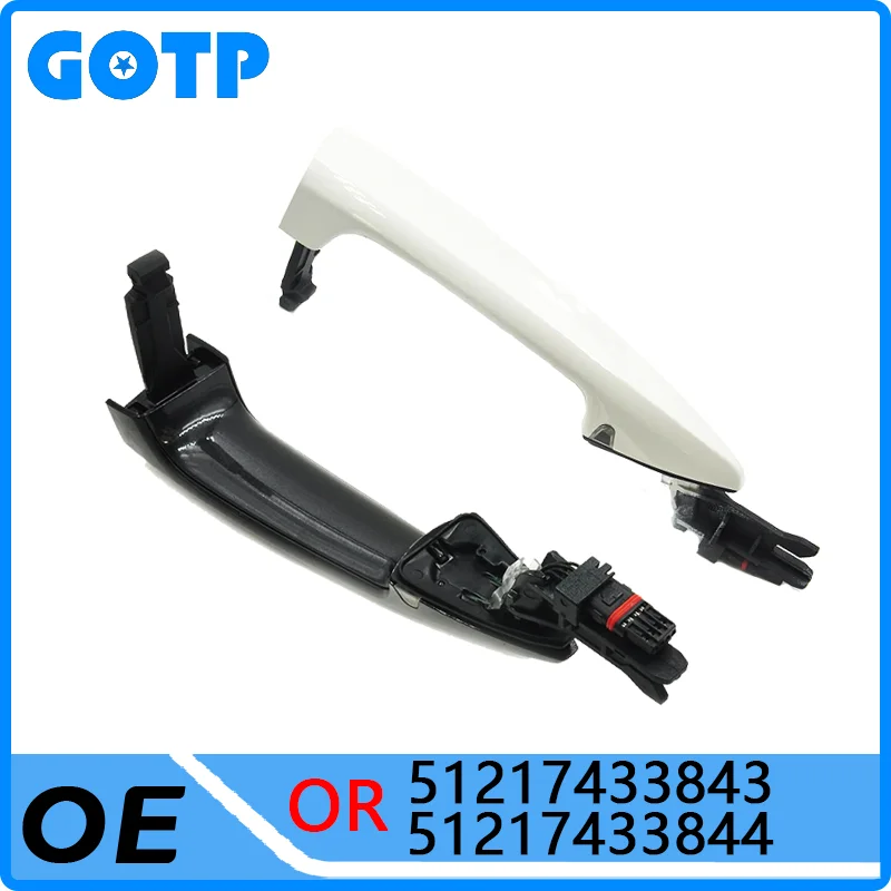 1pcs GOTP Brand Car Rear Left Right Exterior Door Handle with Comfort Entry For BMW X5 F15 OEM #51217433843 51217433844