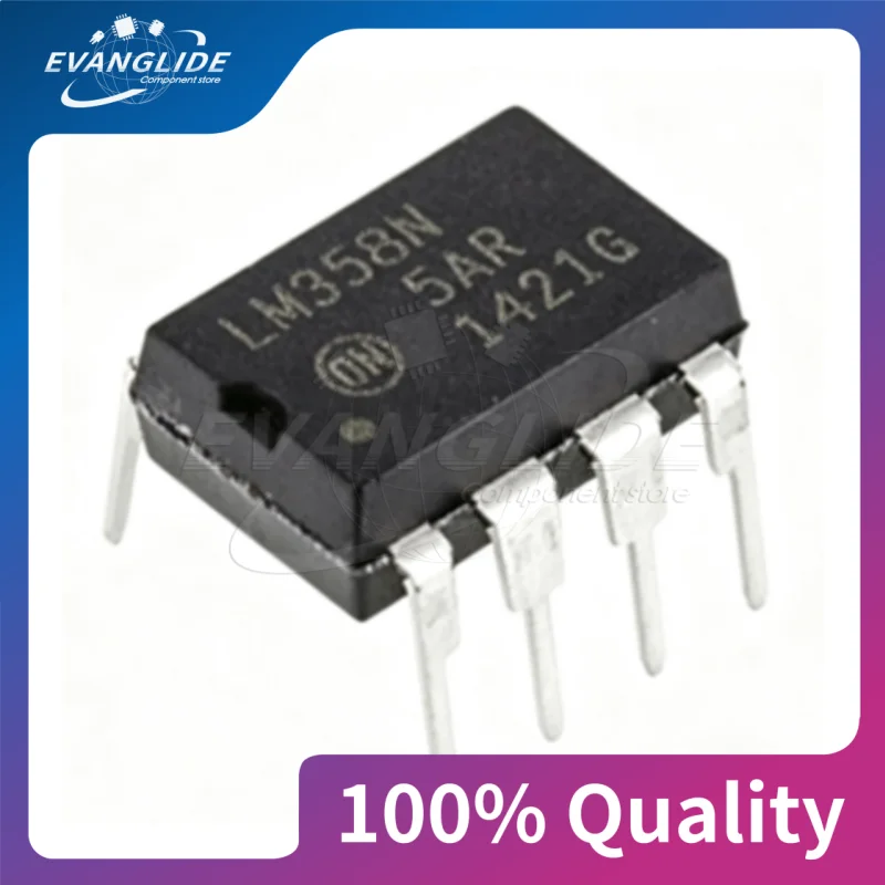 5 PCS/LOT BRAND NEW LM358N LM358P - LM358 Surface Mount DIP-8 Low-Power Dual Operational Amplifier