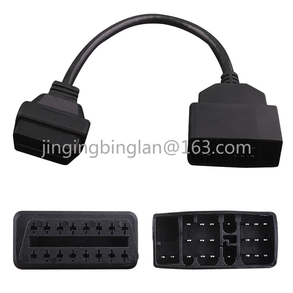 TOYOTA 22Pin to 16Pin OBD1 to OBD2 Connecting Cable