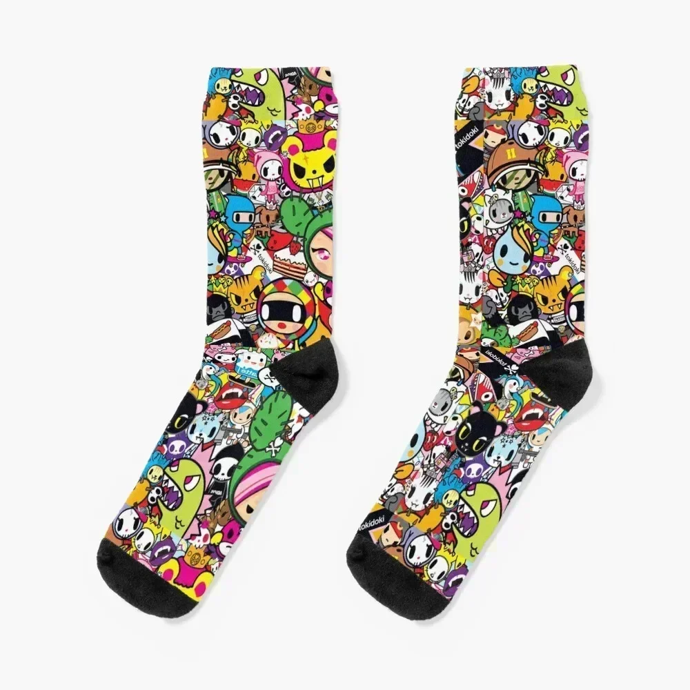 

donutella and his friends unicorns mofia collaboration Socks set new in's sports stockings Hiking boots Socks Man Women's