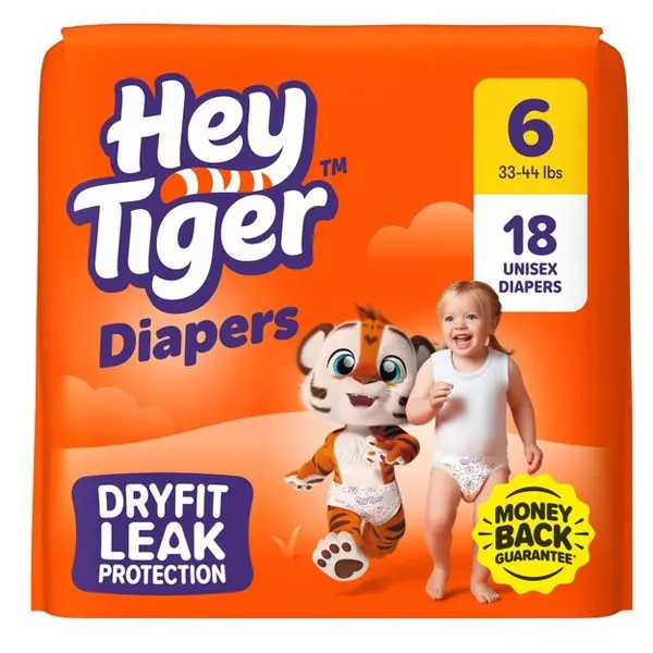 Disposable Diapers 18 Count Wood