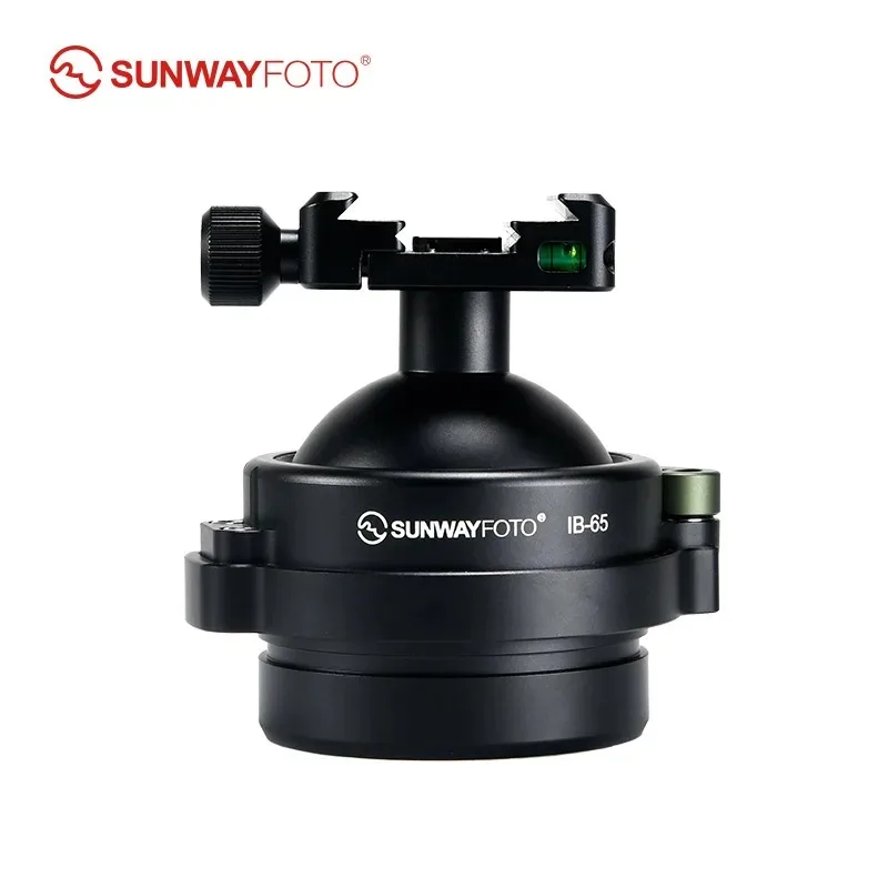SUNWAYFOTO IB-65P 65mm Heavy Duty Tipod Ball Head to 75mm Bowl Adapter with Picatinny Nato/Arca Swiss Clamp Load 66lbs(30KG)
