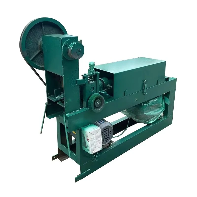Metal Straightening Machinery Automatic High Speed Annealed Wire Damage Waste Wire Rod Straightening Cutting Machine