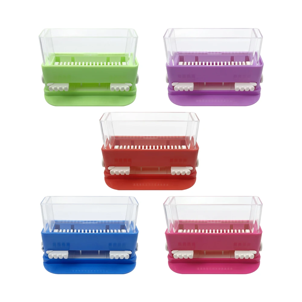 Dental Micro Applicator Dispenser Holder Disposable Brush Stick Cotton Tip Dentistry Storage Box Organizer Case Dentist Material