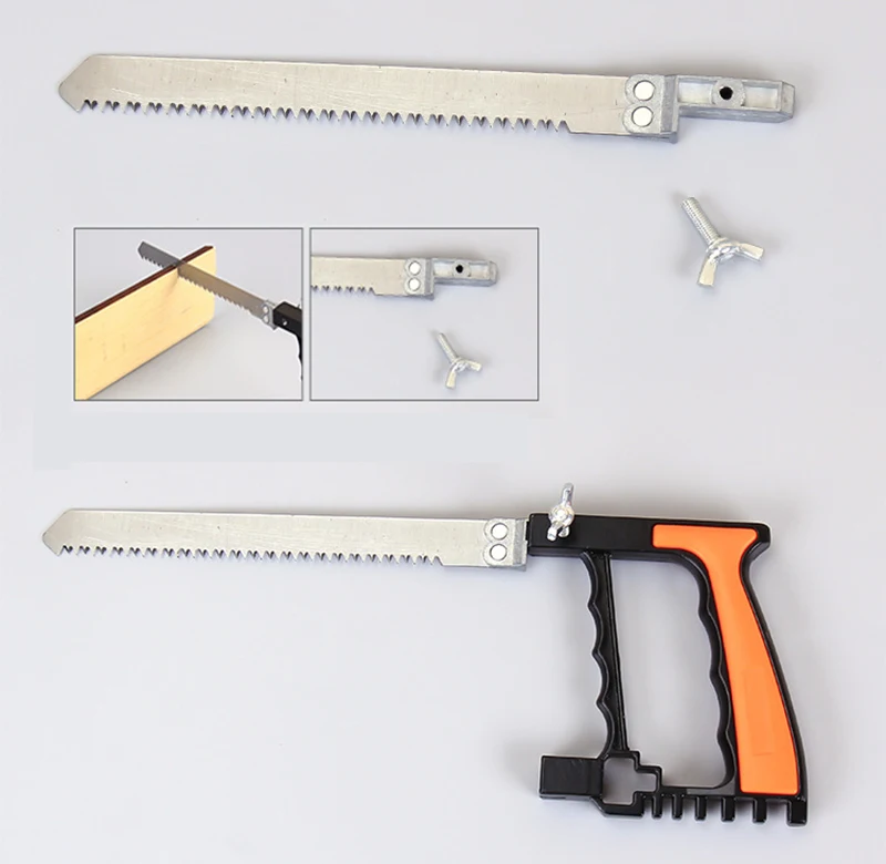 PHYHOO 12pcs Set Magic Woodworking Saw Carpentry Tools Hacksaw Blade Multifunction Jewelry Saw Hand Saw Bow Tool Kit