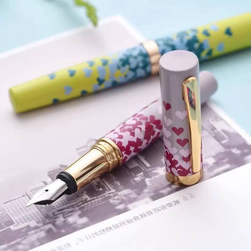 CAMPO MARZIO True Love Lipstick Fountain Pen Ink Cartridge Glossy European Style Ink Cartridge Gift Box for Students