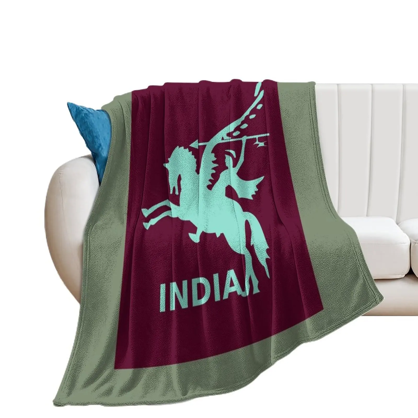 44th Airborne Division (India - Historical) Throw Blanket Luxury Winter beds Blankets