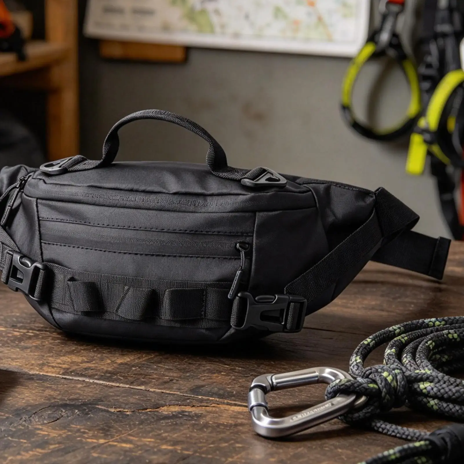 Fishing Fannys Pack Ergonomic Multi-Compartment Adjustable Storage Pack Lure Fishing Tackle Bag For Men Outdoor Hunting Surf