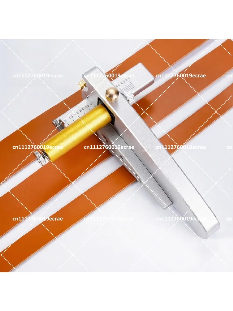 Handheld Leather Strip Cutter, DIY Leather Craft Cutting Tool for Leather Goods Production and Processing