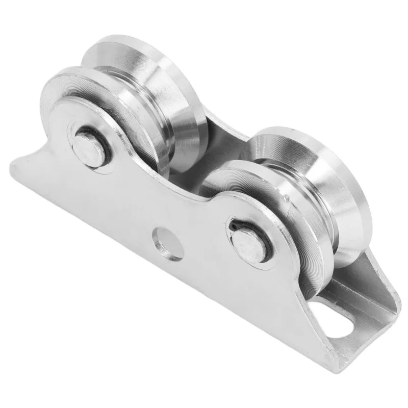 roue-a-rainures-en-v-avec-support-en-acier-45-pour-portail-coulissant-a-rail-inverse