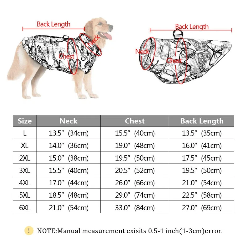 Large Pet vest dogs clothes apparels dog costume coat jackets natal winter coats small ropa para perros christmas supplies dress