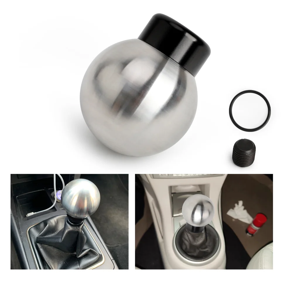 Universal 6-Speed Manual Shift Knob – Black – Fits BRZ, Toyota 86, SCION FRS – 1320 Style