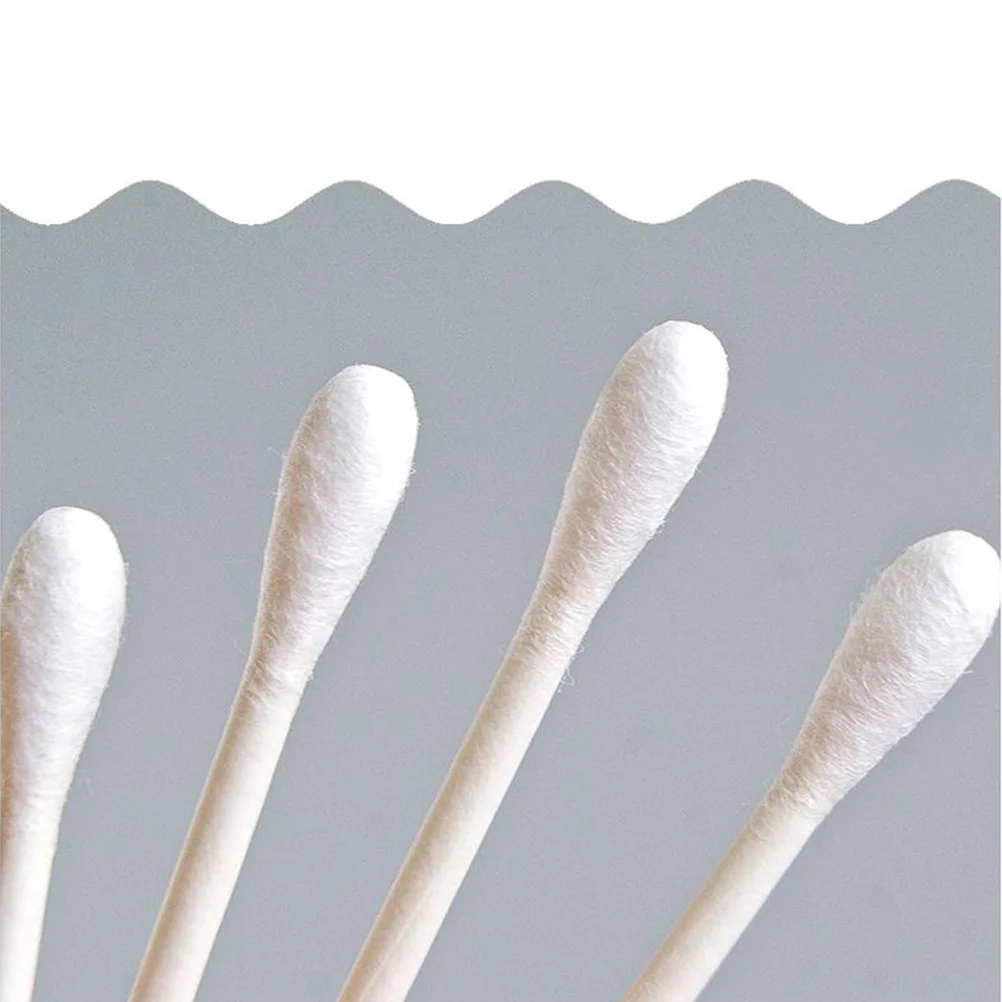 300 Pcs Hygienic Sticks Cotton Swab for Ears Makeup Fioc Pointed Rod Medical Cleaning Swabs